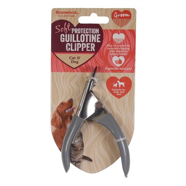 Premium Rosewood Guillotine Nail Clipper With Soft Protection