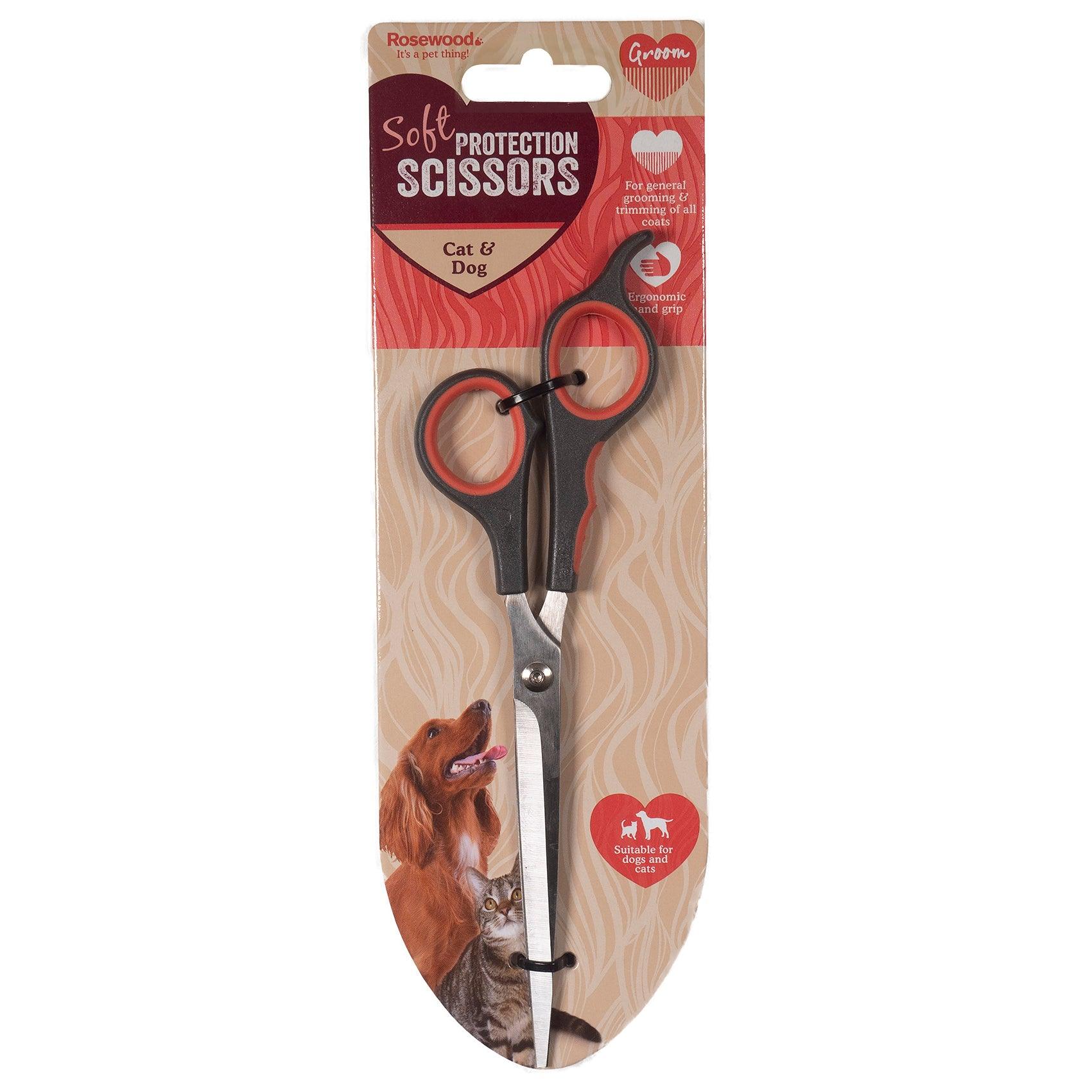 Deluxe Rosewood Soft Grip Salon Grooming Scissors For Effortless Styling