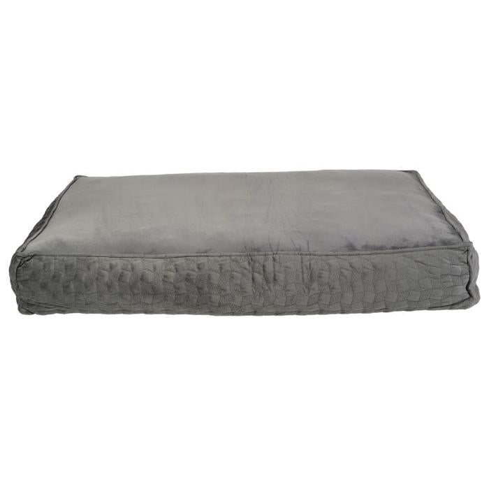 Cosmos Grey Bud'Z Cushion Bed For Dogs And Cats - Stylish Comfort In 100X70X16Cm