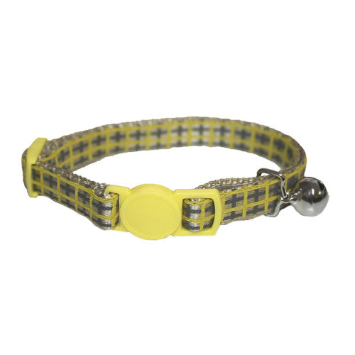 Playful Paws Yellow Kitten Collar By Happy Pet