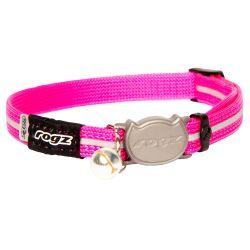 Charming Pink Rogz Alleycat Safety Collar For Your Feline Friend