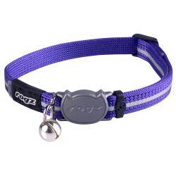 Stylish Purple Rogz Alleycat Safety Collar For Your Feline Companion