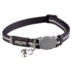 Stylish Black Rogz Alleycat Collar For Your Feline Friend